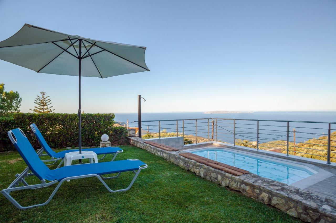 Panorama Traditional House With Private Pool Rodhiá Exterior foto